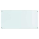  Kjøkkenbakplate Hvit 100 x 50 cm herdet glass