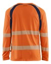 Blåkläder T-Skjorte 3599 Varsel, Oransje/Marineblå L