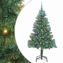  Juletre med 300 LED med stativ grønn 180 cm PVC