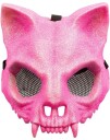 Joker Rosa Glitrende Katteskjelett Maske