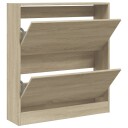  Skoskap sonoma eik 80x21x87,5 cm konstruert tre 8721012381551