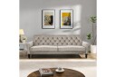 Sovesofa uten divan og sjeselong Loft24 Tyne sovesofa 3 seter Beige  