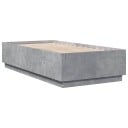  Sengeramme betonggrå 90x190 cm konstruert tre 8721012274891