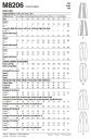 McCall's 8206 - Bukse A5 (6-8-10-12-14)