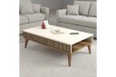 Lissione Sofabord 105 cm - Valnøtt/Krem