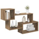 vidaXL Flytende hylle Veggmontert Artisan eik 87 x 20 x 55 cm