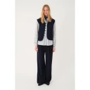 Lollys Laundry Abbeyll Vest Sl - Navy - L