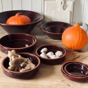 Porsgrunds Porselænsfabrik Terra Tapasform 12cm Bordeaux