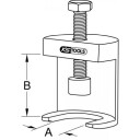 KS TOOLS 700.1191 Avtrekker, viskerarm