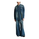 Balmain Herre Skjorter Blå 4XL,