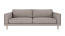 Rowico Home Braden 3 seters sofa Grå Bobby 7 Hvitpigmentert eikben