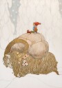 John Bauer   Julbocken Plakat Plakat / 100x150cm