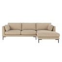 Rowico Home Corwin 3,5-seters sofa Lys beige/svart 270 x 160 83 cm Beige