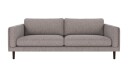 Rowico Home Braden 3 seters sofa Grå Alice 149 Brun eikben