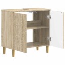 vidaXL Baderomsvaskeskap DELFT Sonoma eik 59,5 x 31,5 x 59 cm