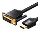 Vention Kabel HDMI Do DVI (24+1) Vention Abfbi 3m 4K 60hz/ 1080p 60hz (czarny)