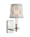 Tara 12" vegglampe nickel/blue aditi