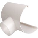 Plastmo tut, 12", Ø110mm, hvit