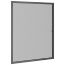 Insektskjerm for vindu antrasitt 80x100 cm
