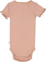 Wheat Body Rib Lace Ss Rose Dawn (74 / 9 mnd)