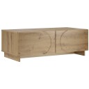 vidaXL Kaffebord Artisan eik 102 x 50,5 x 35 cm Konstruert tre