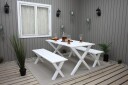 Hagemøbelsett Country 150cm