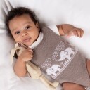 Bluum Strik Strikkebodyer Elefantene bader 2 stk - garnpakke i Bluum Soft Merino Ull