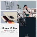 Spigen Thin Fit Mobildeksel til iPhone 15 Plus - Mute Beige