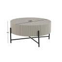 Sofabord HOME4YOU Asher D80x40 cm grå - Grå