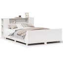  Sengeramme uten madrass hvit 140x200 cm heltre furu 3323651