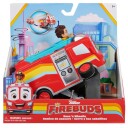 Disney Junior Firebuds Lekesett med Brannbil Lyn og Bo for Barn 3+ år