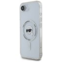 Karl Lagerfeld IML Metal Karl Head MagSafe Case for iPhone 16e White