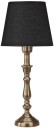 PR Home Therese bordlampe Antikmessing/svart skjerm 43 cm Natur