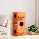  Kattehus Voksbrun 43X43X90 cm Heltre Furu