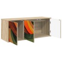 vidaXL Vegghengt TV skap BONN 102 x 33 x 40 cm Sonoma eik
