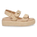 Steve Madden Sandaler Bigmona Nat Raffia Brun