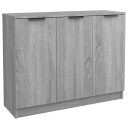 vidaXL Skjenk grå sonoma 90,5x30x70 cm konstruert tre