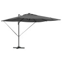  Kantilever Roma Parasol med lås 286 x 285 x 270 cm Aluminium