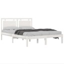vidaXL Sengeramme hvit heltre200x200 cm