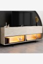 Hanah Home   Tv Stand Ekol Down   Beige