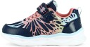 Leaf Malmen Blinkende Sneakers Navy/Pink 27