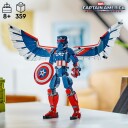 LEGO Marvel Byggbar figur av nye Captain America 76296