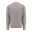 Polo Ralph Lauren Cable Knit Wool Cashmere Sweater   Grey   XL