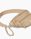Lola Utility Belt Bag Warm Beige Croco