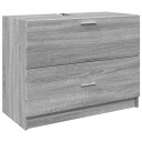  Servantskap grå sonoma 78x37x59 cm konstruert tre 8721102815423