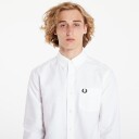 Fred Perry Oxford Shirt - White - L