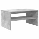  Kaffebord Betonggrå 80 x 50 x 40 cm Konstruert tre