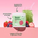 Bloom Greens & Superfoods Berry 180 g - Naturlig Smoothie Pulverkost