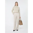 Max Mara Studio Dame Strikkevarer Beige M,