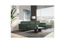 Hjørnesofa 3 seter Lund Mørk grønn Belfast stoff Høyre Manuell Recliner   Mørk grønn Belfast stoff Høyre Manuell Recliner